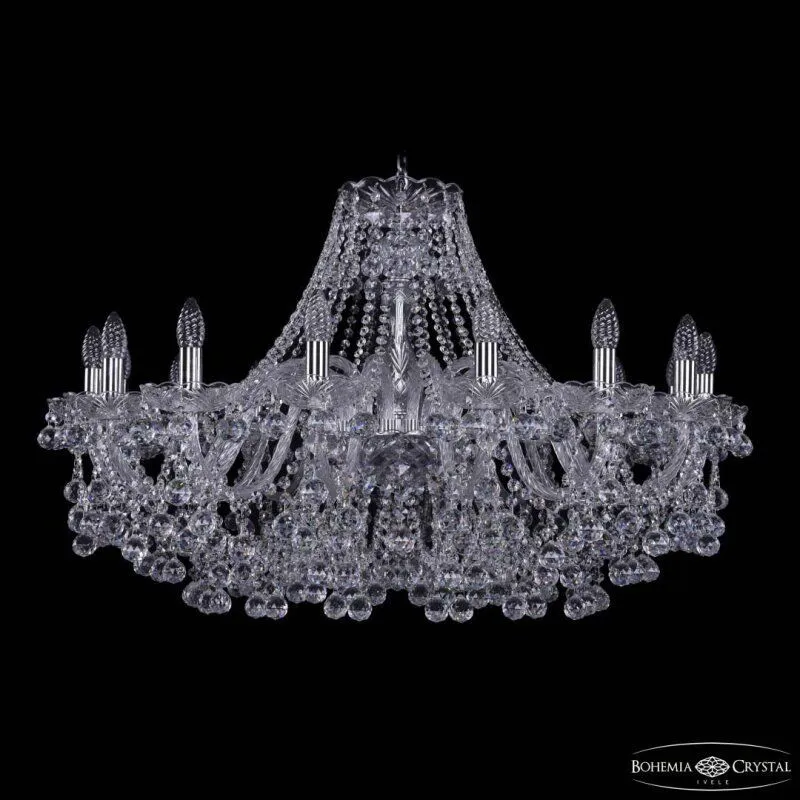 Подвесная люстра Bohemia Ivele Crystal 1409 1409/16/360 Ni