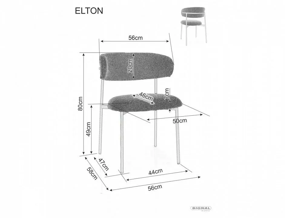 Стул Elton Brego 22