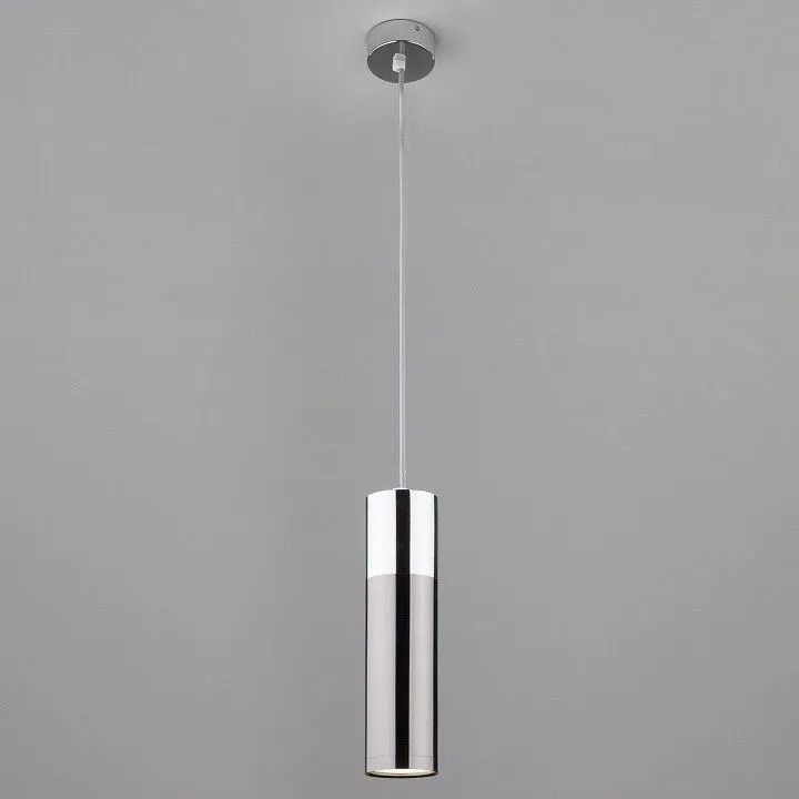 Подвесной светильник Eurosvet Double Topper 50135/1 LED хром/черный жемчуг