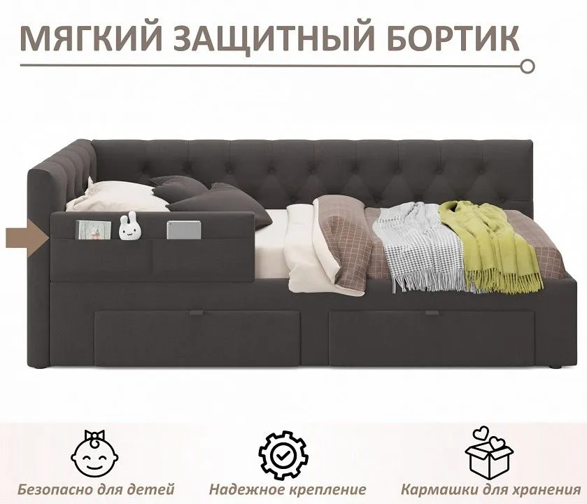Кровать односпальная Afelia
