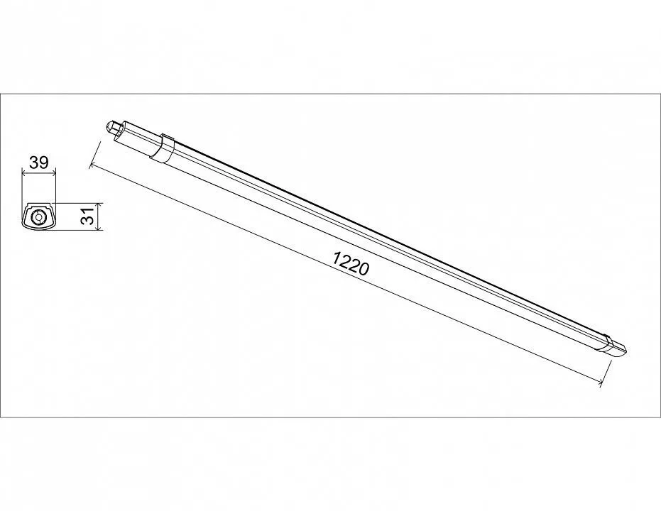 Накладной светильник Эра  SPP-301-36-4K-P