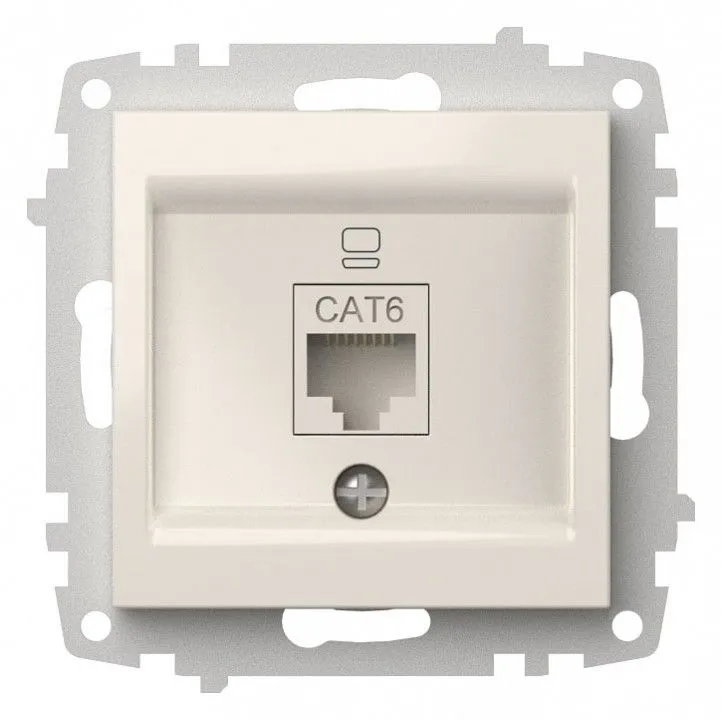 Розетка Ethernet RJ-45 без рамки Elbi Eleсtriс Zena Vega 609-010200-247