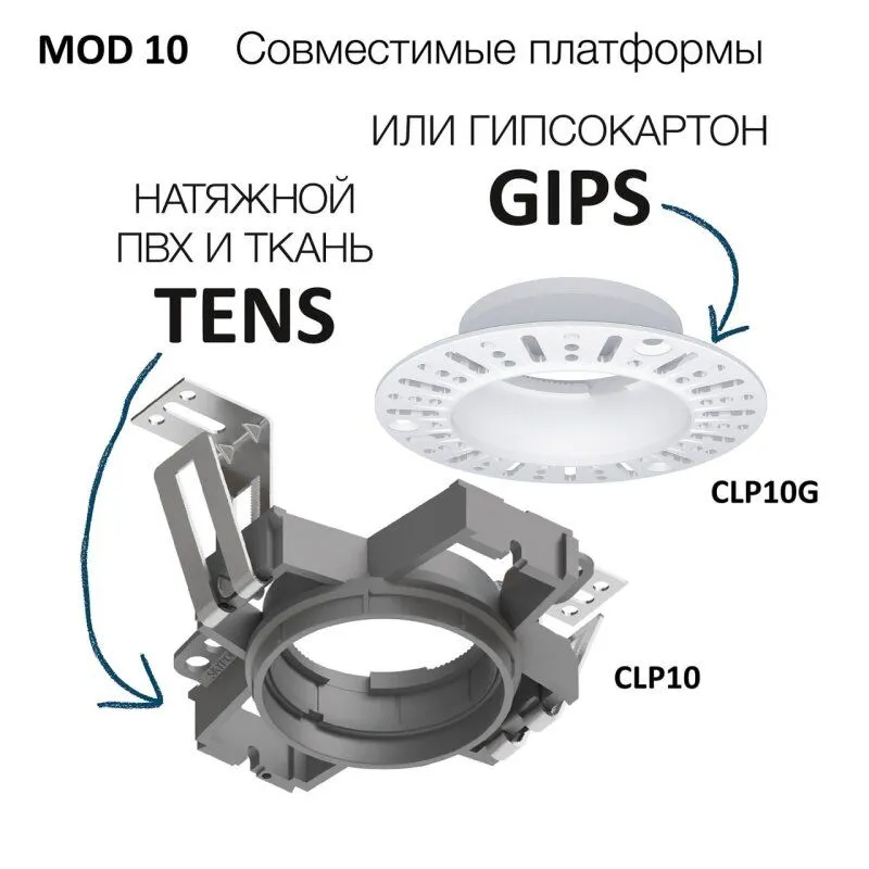 Встраиваемый светильник Citilux SKYPORT.10 CLP10M3