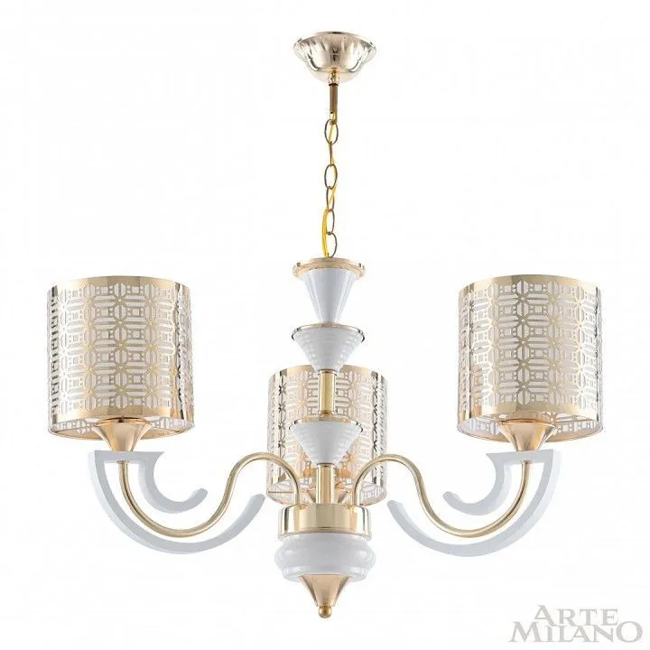 Подвесная люстра Arte Milano Florentia-8857 308857/3 Wh/Gd