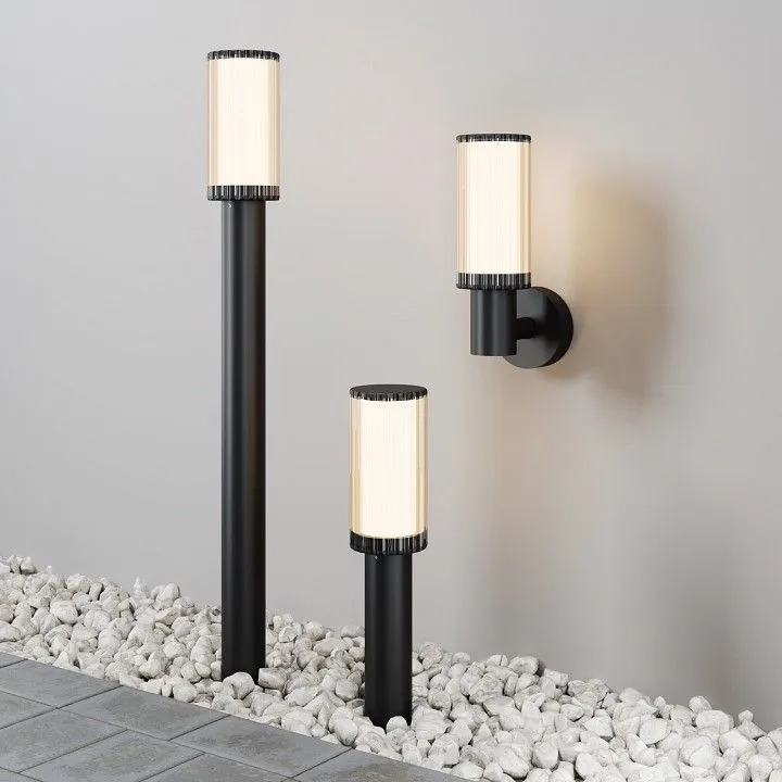 Наземный низкий светильник Maytoni Outdoor Rib O502FL-01B1