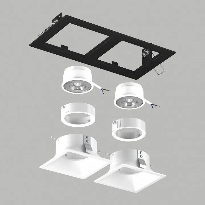 Встраиваемый светильник Lightstar Domino D5270606WMOD