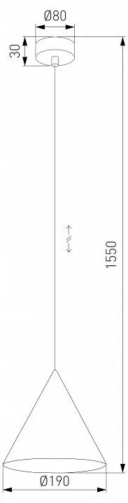 Подвесной светильник TK Lighting Cono 10073 Cono