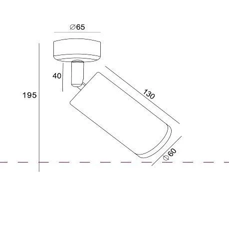 Спот Maytoni Focus C017CW-01G