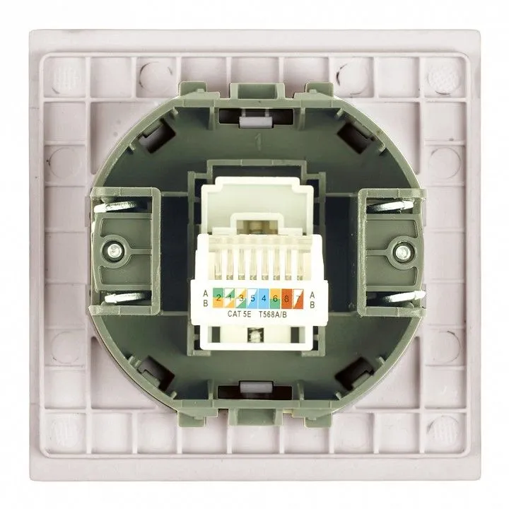 Розетка Ethernet RJ-45 без рамки Stekker Мия 50480