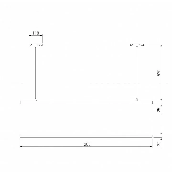 Подвесной светильник Elektrostandard Slim Magnetic a064803