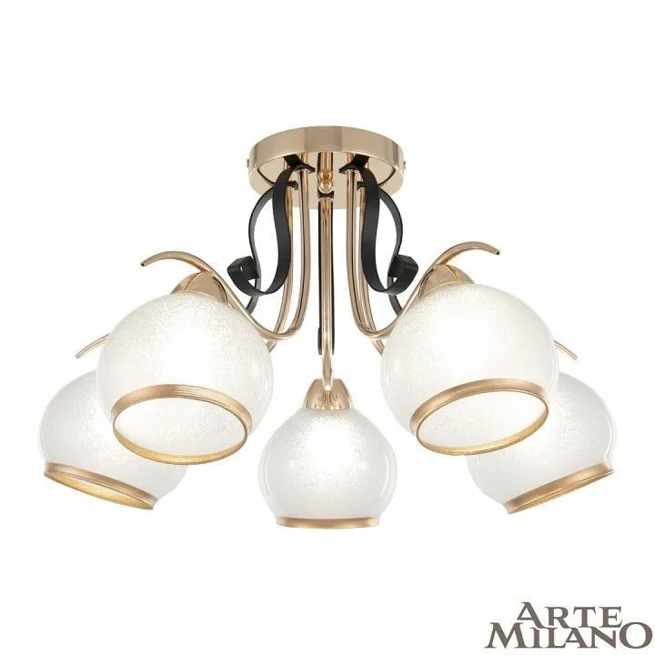 Потолочная люстра Arte Milano AMALFI-323306 323306/5 FG+BK