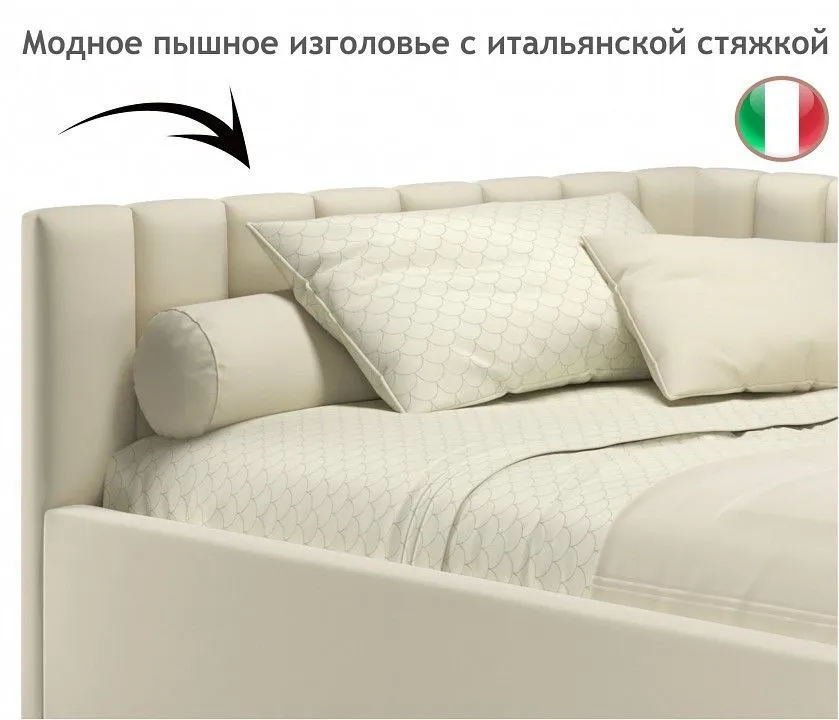 Кровать полутораспальная Milena 2000x1200 с ПМ
