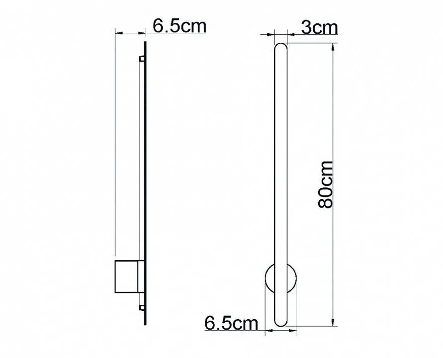 Бра Italline IT08-80 IT08-8020 black