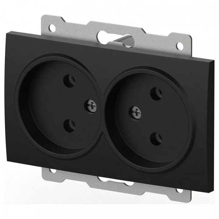 Розетка двойная без заземления, без рамки Elbi Eleсtriс Zena Vega 609-014800-908