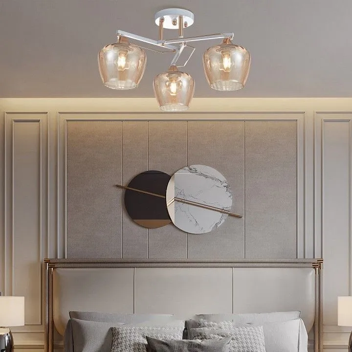 Потолочная люстра Arte Milano AMALFI-329508 329508/3 WH+FG