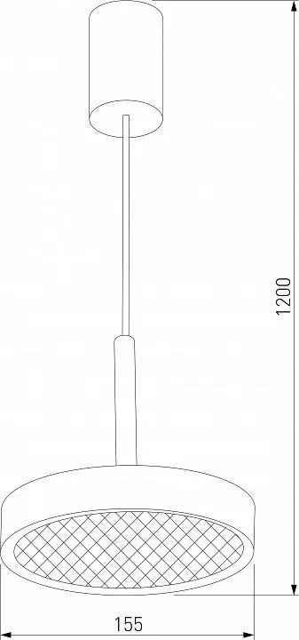 Подвесной светильник Elektrostandard Plate a065413