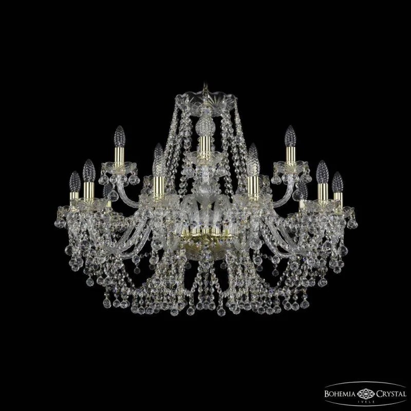 Подвесная люстра Bohemia Ivele Crystal 1409 1409/10+5/300 G