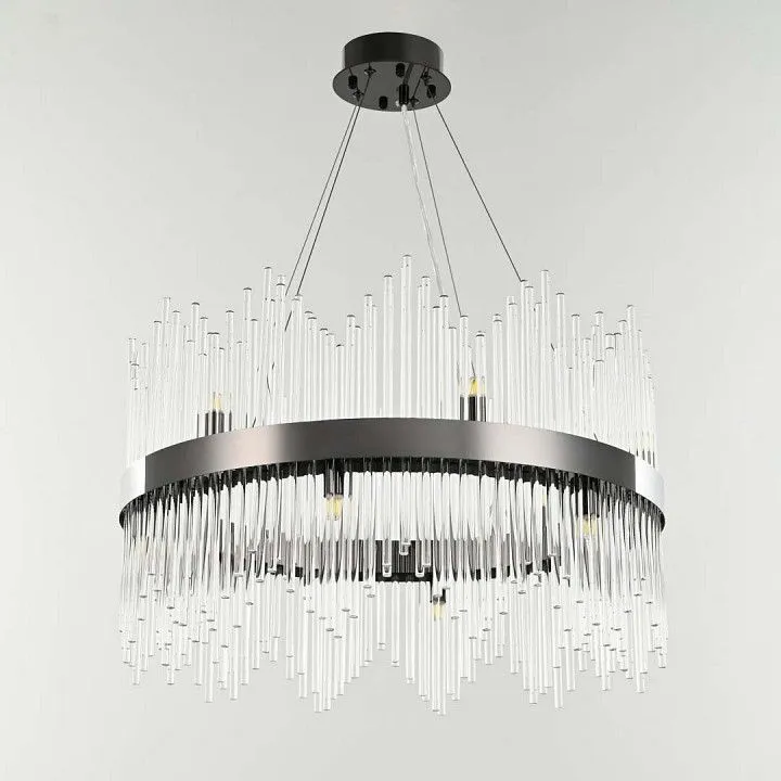 Подвесная люстра Arte Milano Бари 430110.600.12.G9.A1 BK