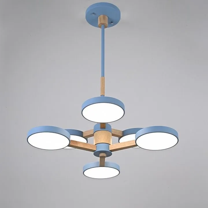 Люстра на штанге Imperiumloft TURNA Blue TURNA-DBL01