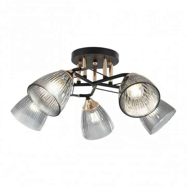 Потолочная люстра Arte Milano AMALFI-322610 322610/5 BK+FG