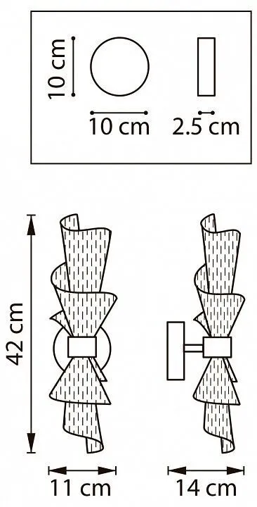 Бра Lightstar Acrile 737672