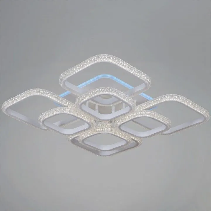 Потолочная люстра Reluce 06335 06335-0.3-4+4B WH (RGB)