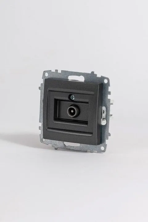 ТВ-розетка проходная без рамки Elbi Eleсtriс Zena Vega 609-011100-272