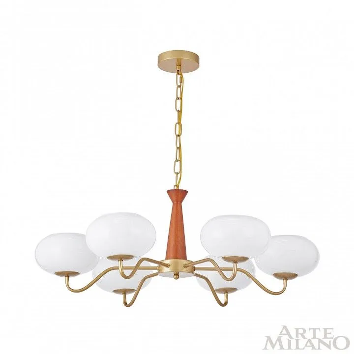 Подвесная люстра Arte Milano AM-Napoli 310166/D780/6 BS/WD