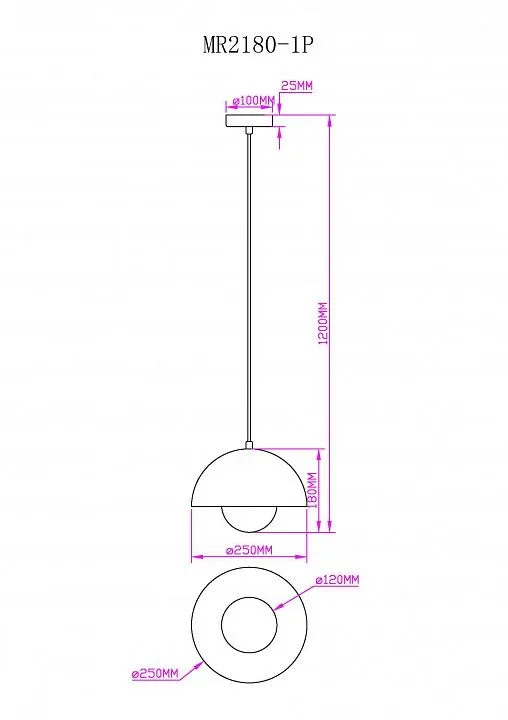 Подвесной светильник MyFar Dorothy MR2180-1P