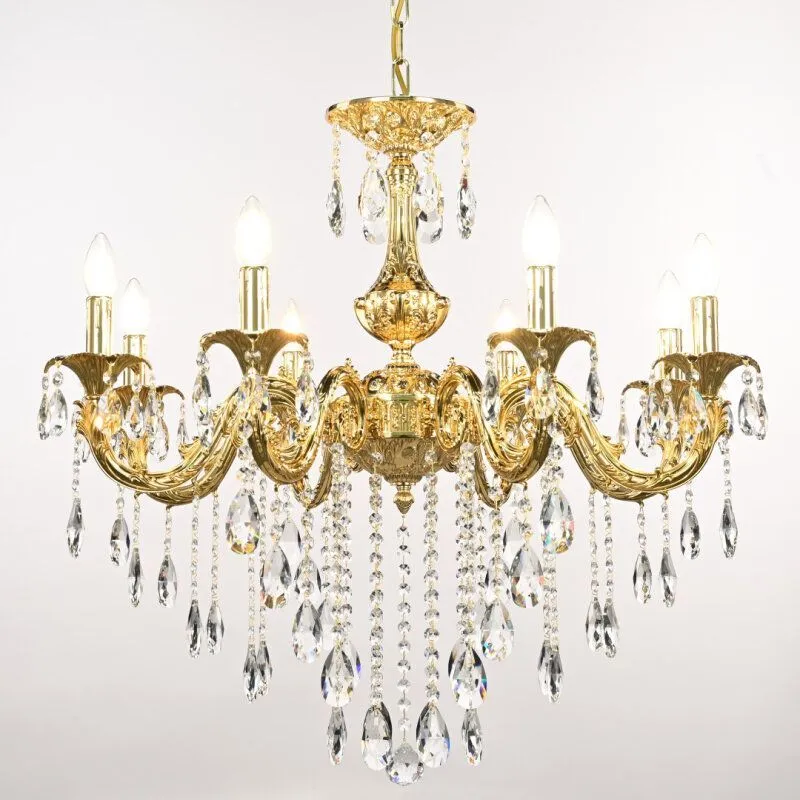 Подвесная люстра Bohemia Ivele Crystal AL7901 AL79101/8/250 B G