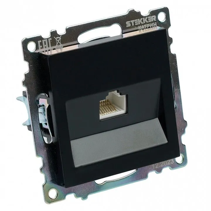Розетка Ethernet RJ-45 без рамки Stekker Катрин 39613