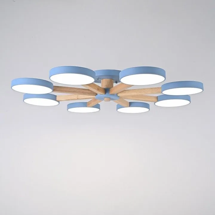 Люстра на штанге Imperiumloft TURNA Blue TURNA01