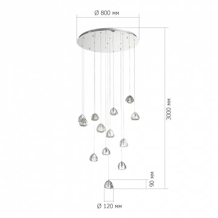 Подвесной светильник ST-Luce Waterfall SL6017.101.13