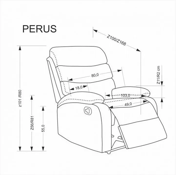 Кресло Perus