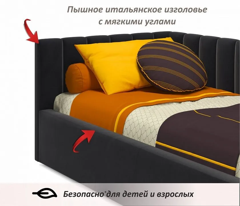 Кровать односпальная Milena