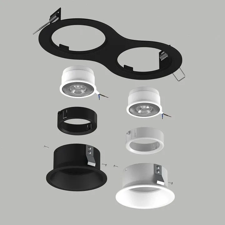 Встраиваемый светильник Lightstar Domino D6270607WBMOD