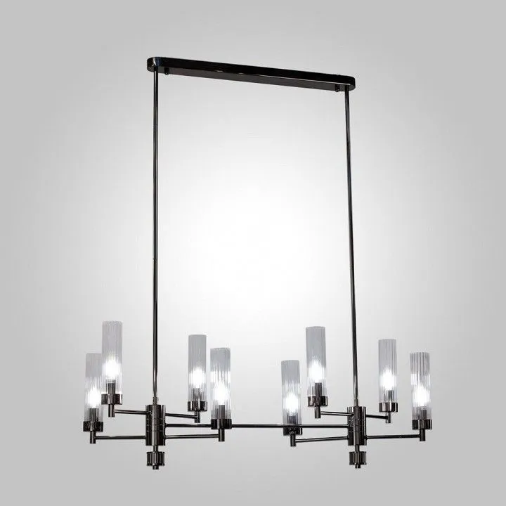 Люстра на штанге AM-Group INDIGO INDIGO SPL8 PEARL BLACK