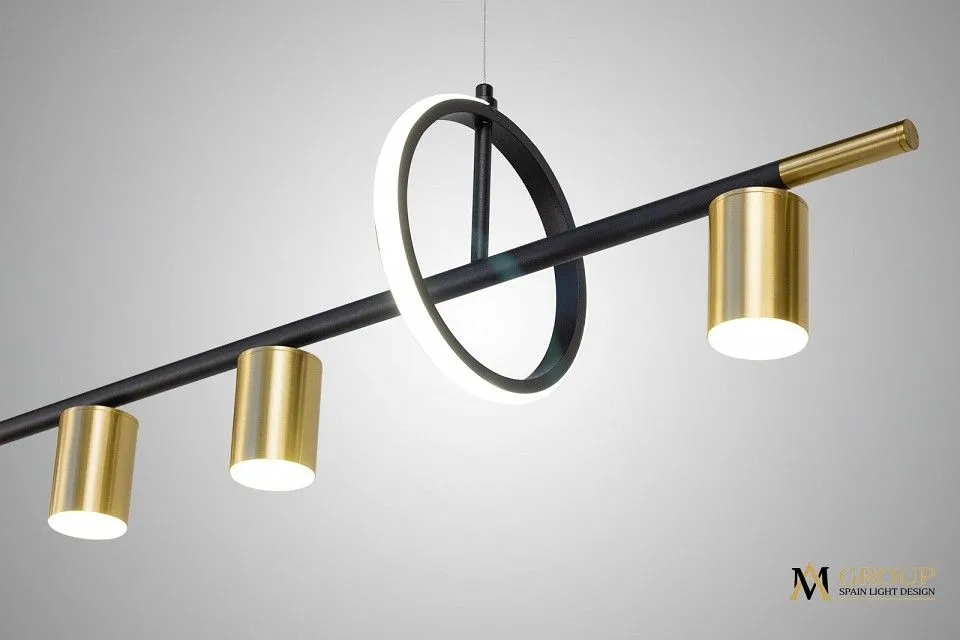 Люстра на штанге AM-Group AM438 AM438 POLISHED GOLD
