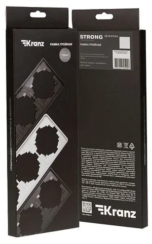 Рамка на 3 поста Kranz STRONG KR-78-0753-6