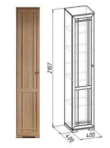 Шкаф для белья Глазов-Мебель Sherlock Т0016155