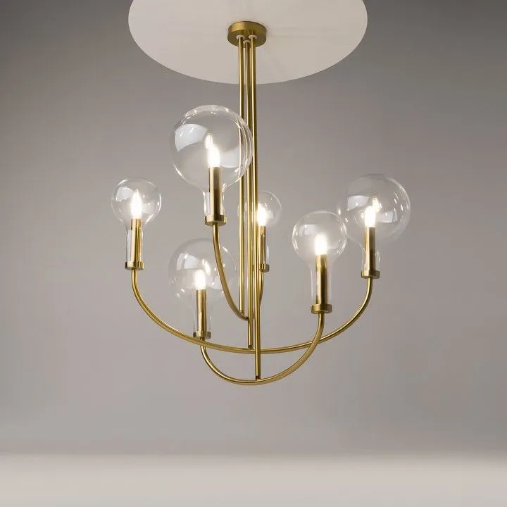 Люстра на штанге Maytoni Статус MOD333PL-06BS