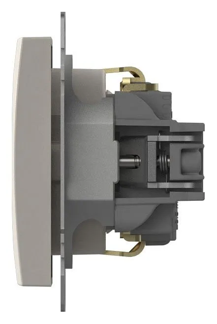 Розетка с заземлением, без рамки Elbi Eleсtriс Zena Vega 609-010200-217