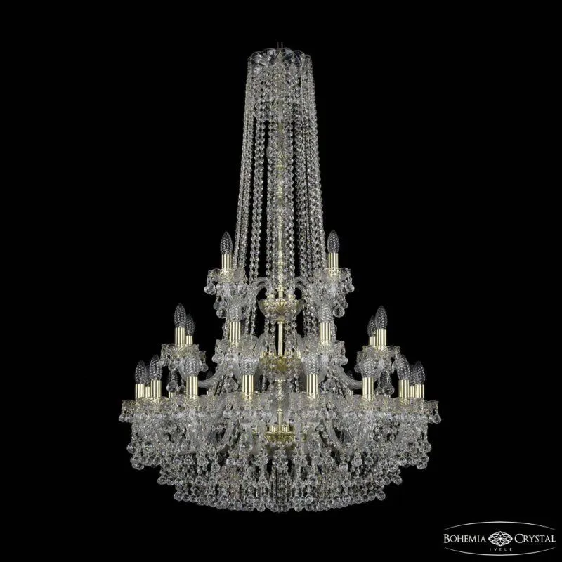 Подвесная люстра Bohemia Ivele Crystal 1409 1409/16+8+4/300/h-130/3d G