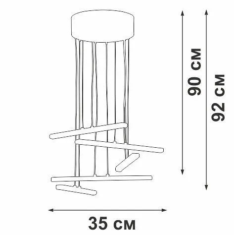 Подвесной светильник Vitaluce V3046 V3046-1/5S