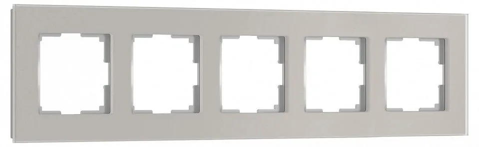 Рамка на 5 постов Werkel Senso дымчатый soft-touch W0053117