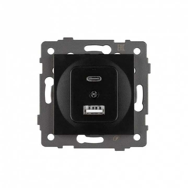 Механизм розетки 2хUSB type A и C Arlight SCT 049838