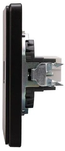 Розетка Ethernet RJ-45 и со шторками, без рамки Kranz ROUND KR-78-0724-3