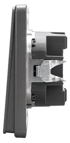 Выключатель двухклавишный без рамки Kranz ROUND KR-78-0706-2