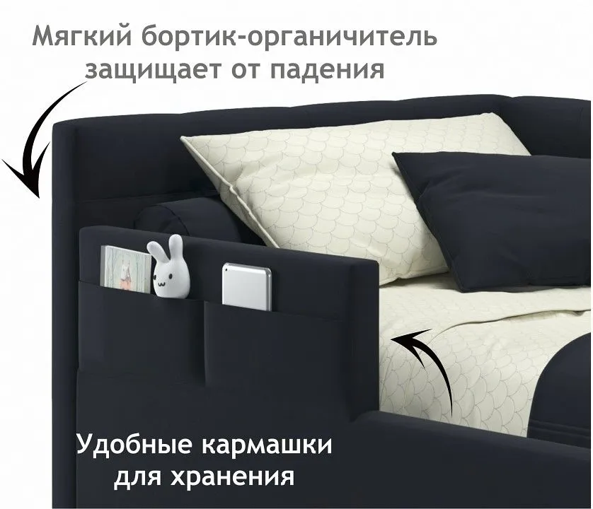 Кровать односпальная Bonna 2000x900 с ПМ