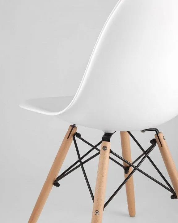 Набор из 4 стульев Stool Group Eames 8056PP WHITE X4, УТ000004728 Набор из 4 стульев Stool Group Eames 8056PP WHITE X4, УТ000004728